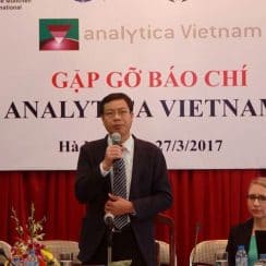 Họp báo Triển lãm quốc tế về Công nghệ Thí nghiệm, Analytica Viet Nam 2017, công nghệ phân tích, công nghệ sinh học, kết nối, giải pháp, khoa học và công nghệ, cung cầu
